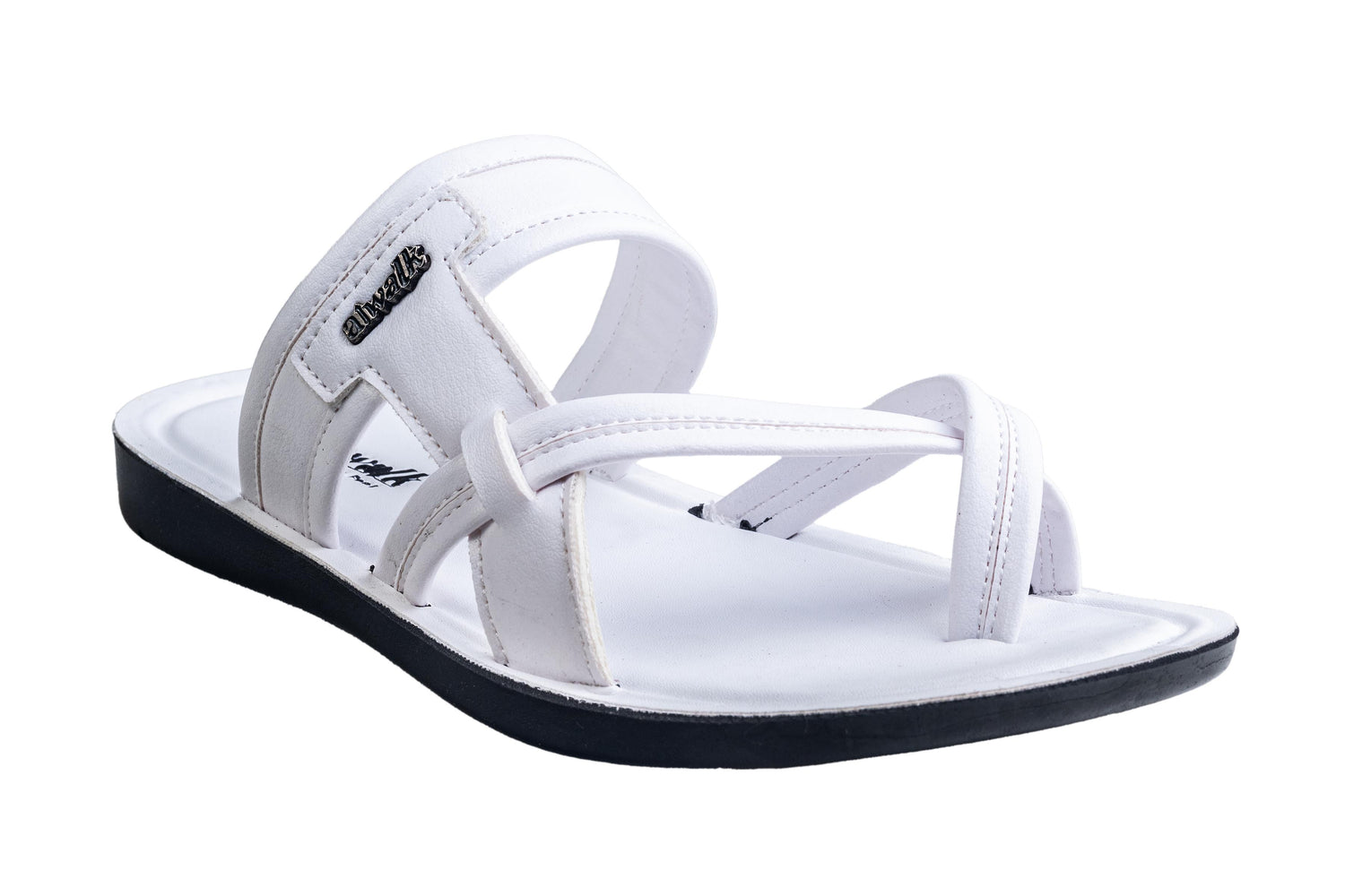 Aerowalk Gents White Chappal PU