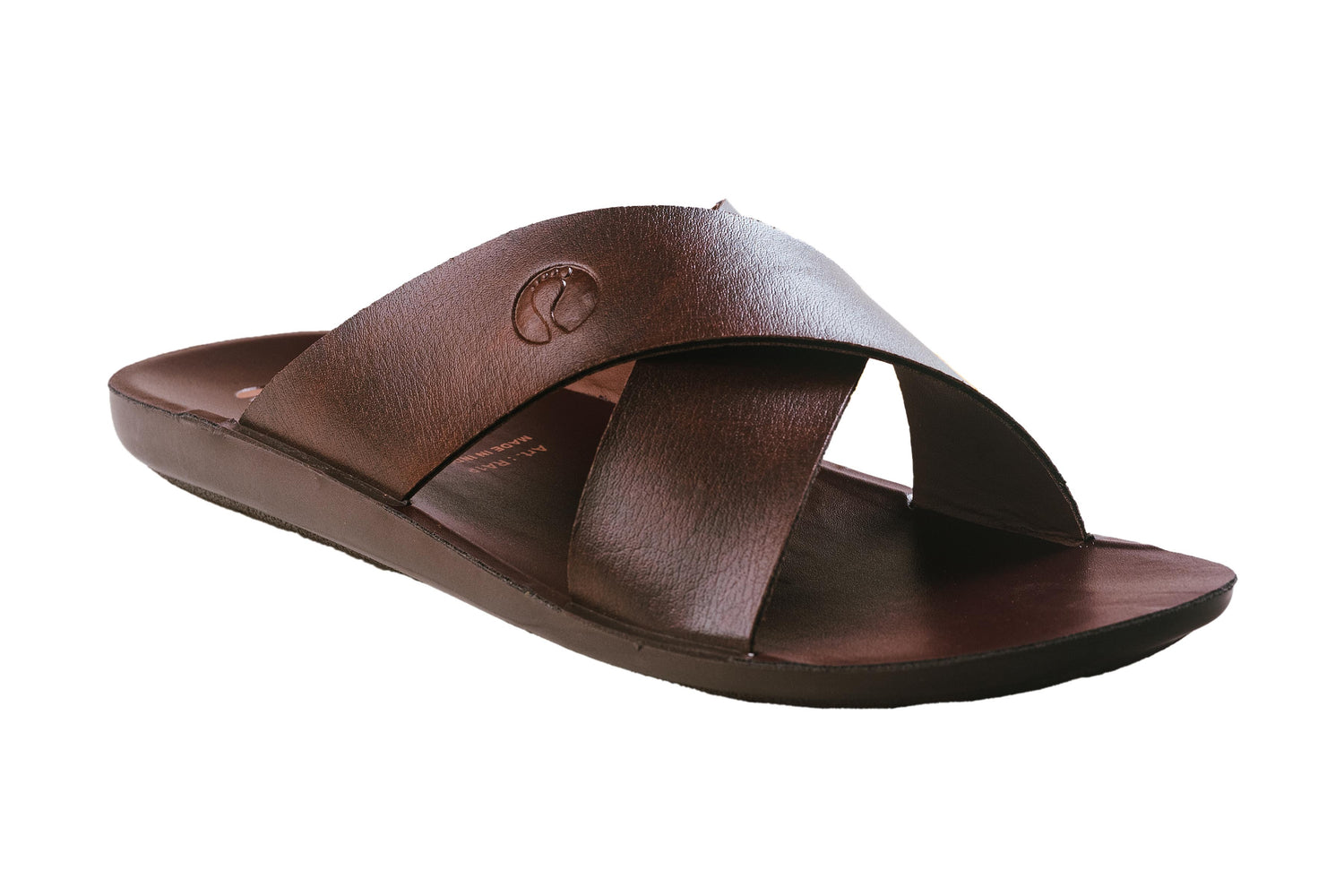 Aeroblu Gents Brown Chappal PU