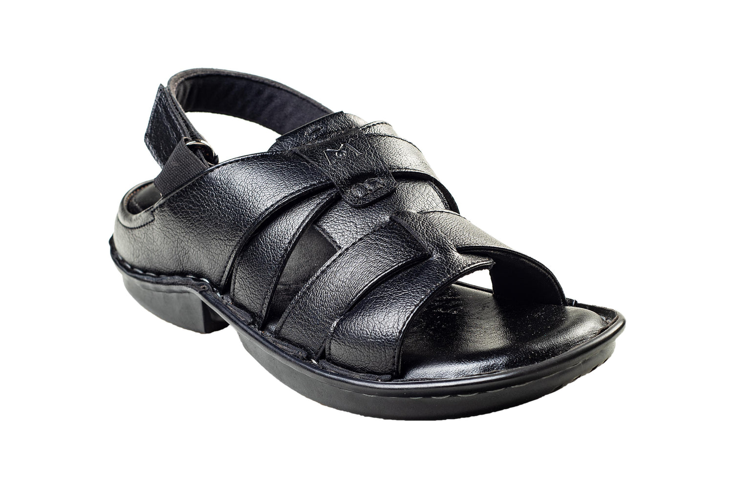 Michael Angelo Gents Black Sandal