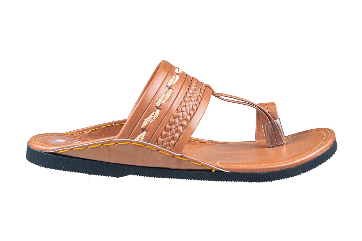 Titas Gents Dark Tan Wedding Chappal