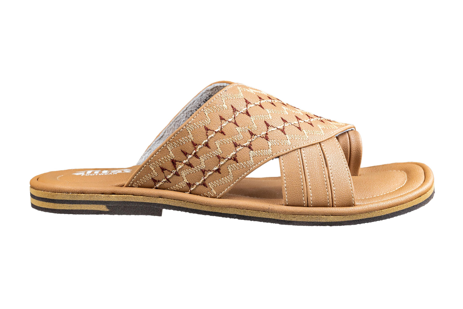 Titas Gents Beige Wedding Chappal