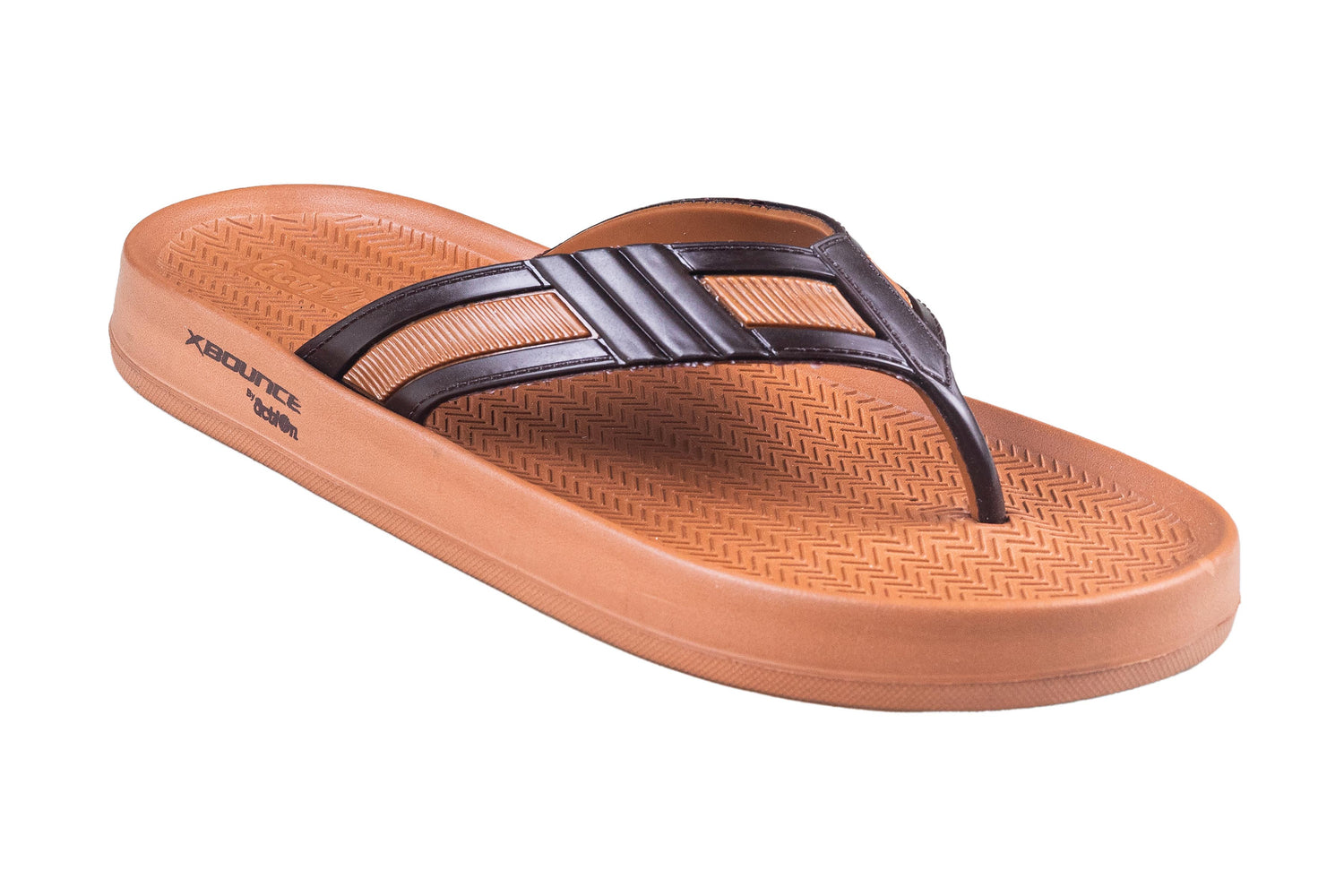 Action Gents Brown / Tan Chappal EVA