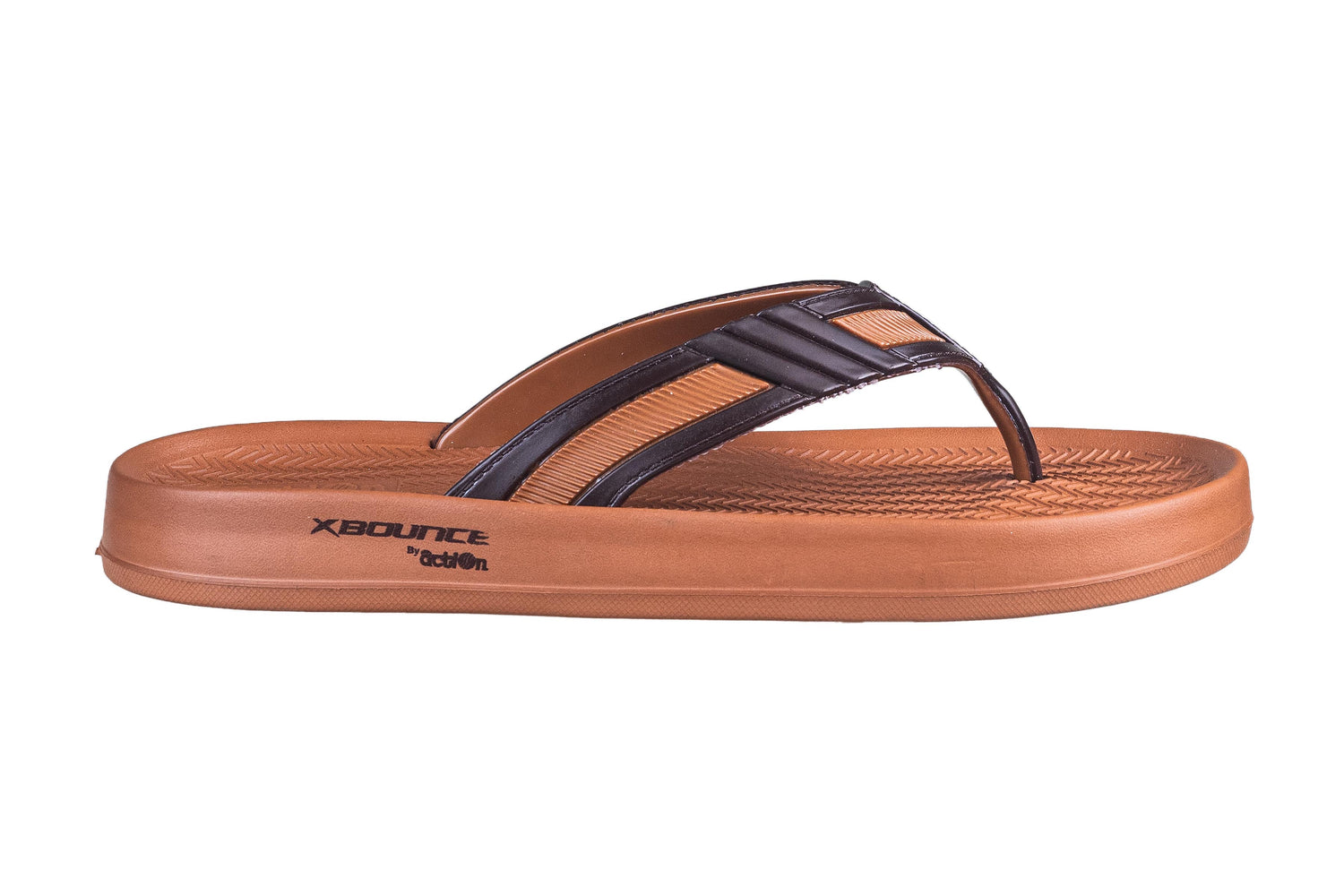 Action Gents Brown / Tan Chappal EVA