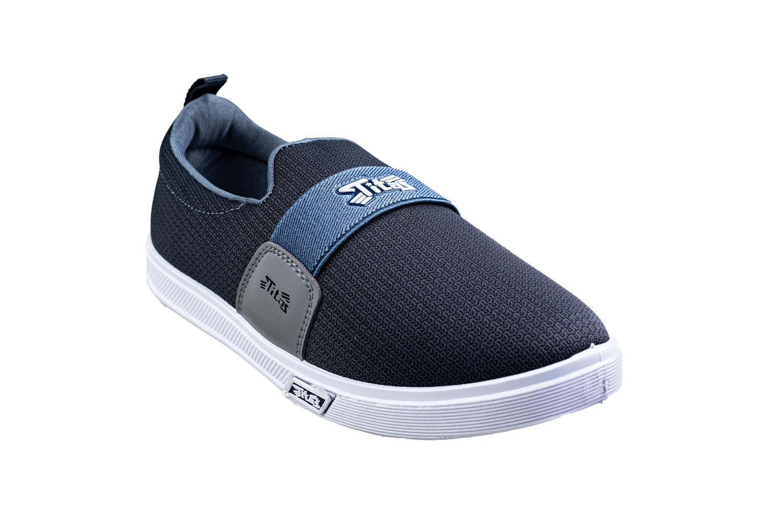 Titas Gents Grey Canvas Shoe