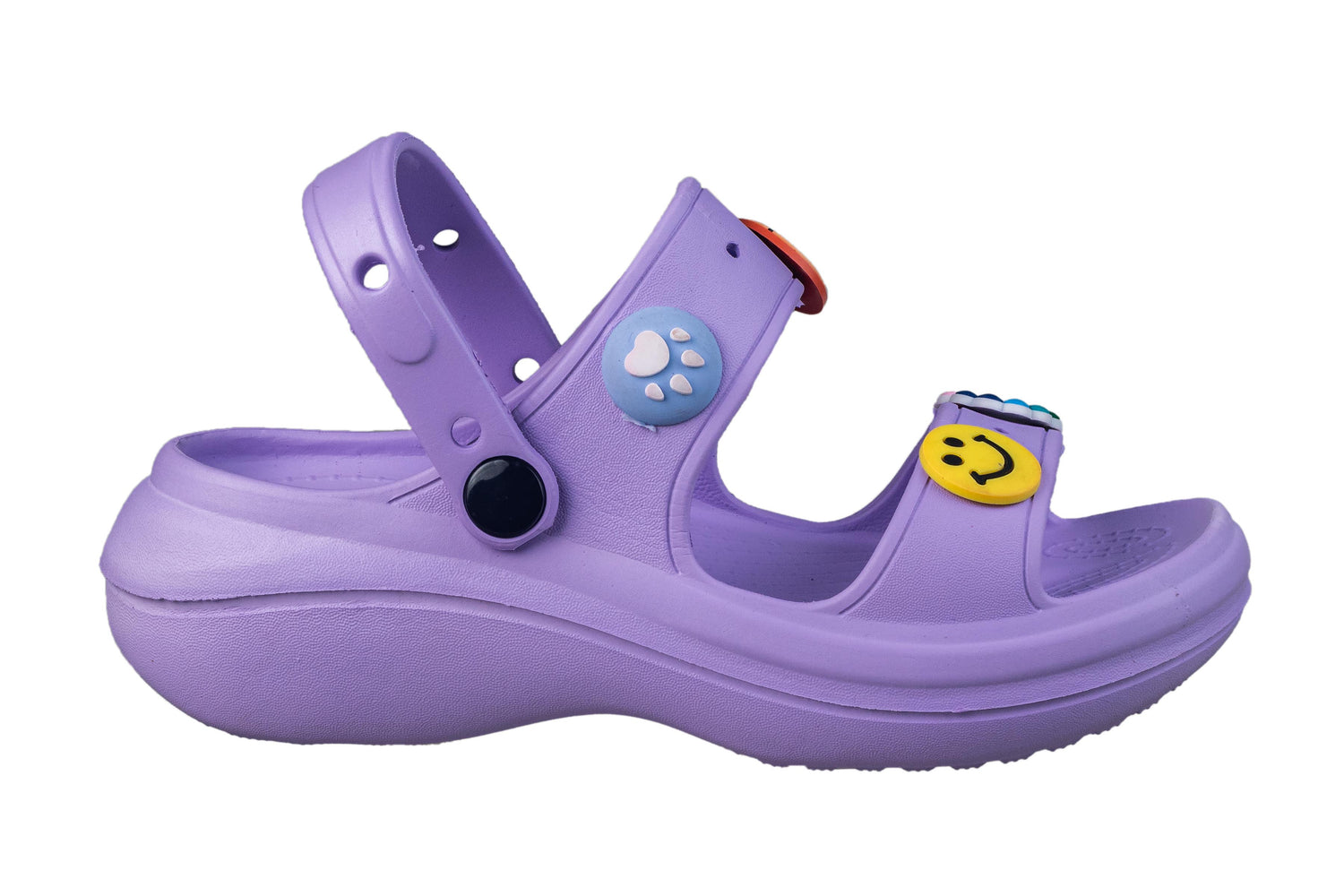 Maclin Ladies Violet Clogs