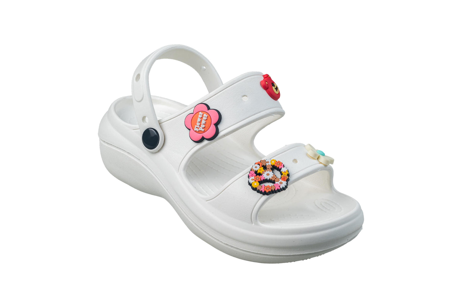 Maclin Ladies White Clogs