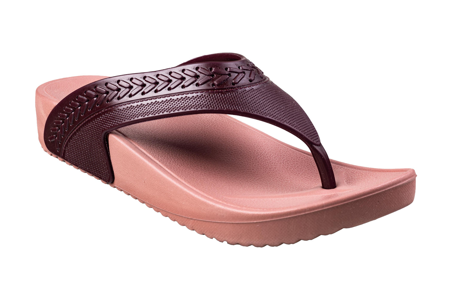 Action Ladies Maroon / Pink Chappal EVA