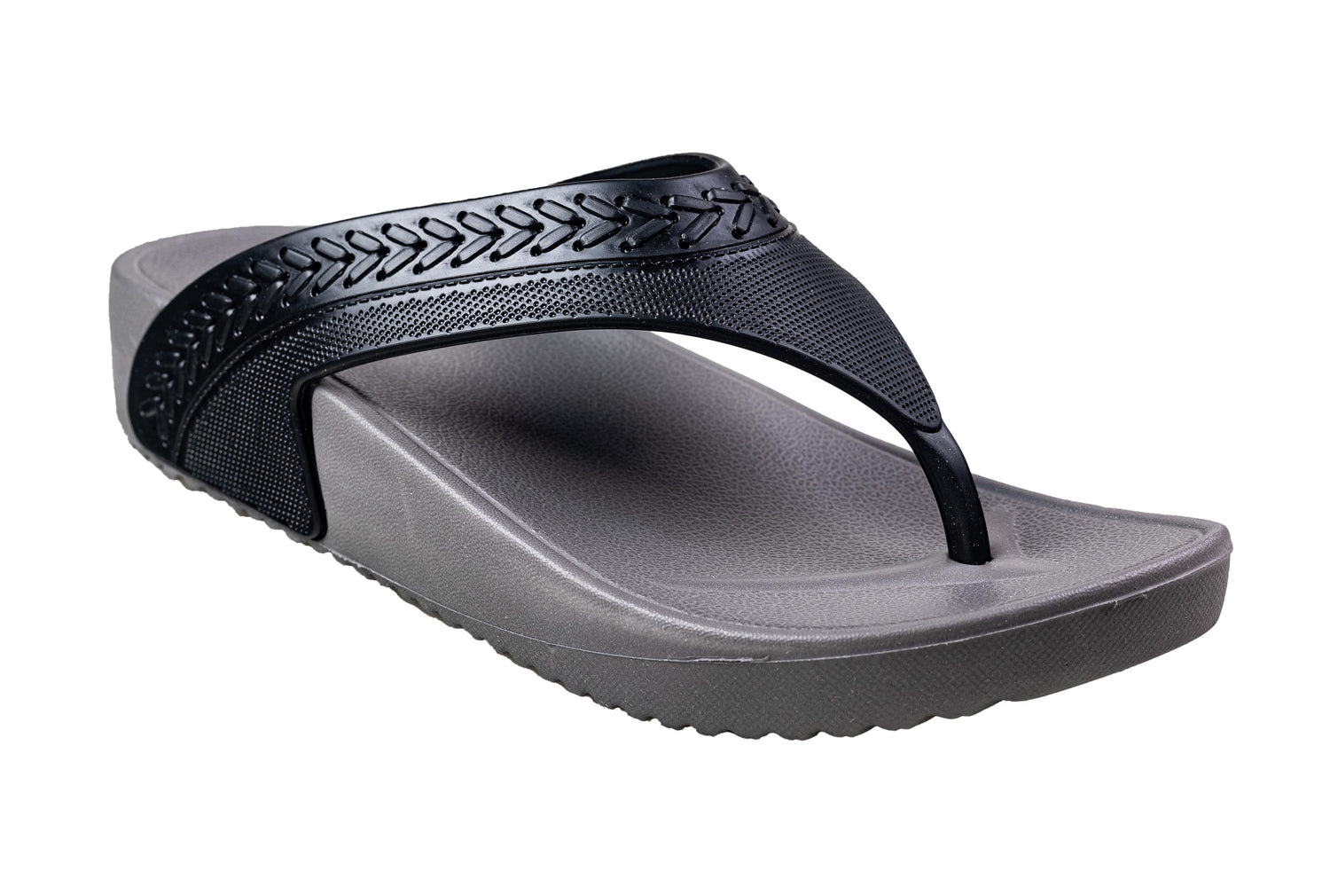 Action Ladies Grey / Black Chappal EVA