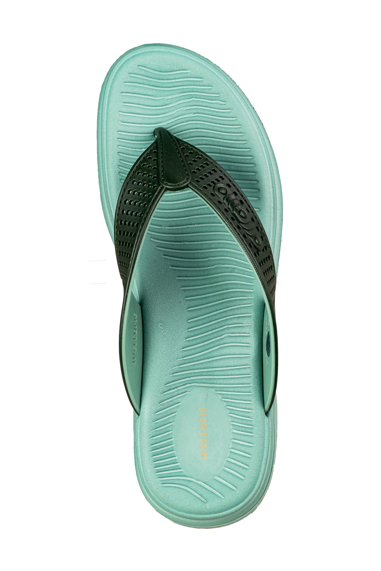 Welcome Ladies Olive / Mint Chappal EVA