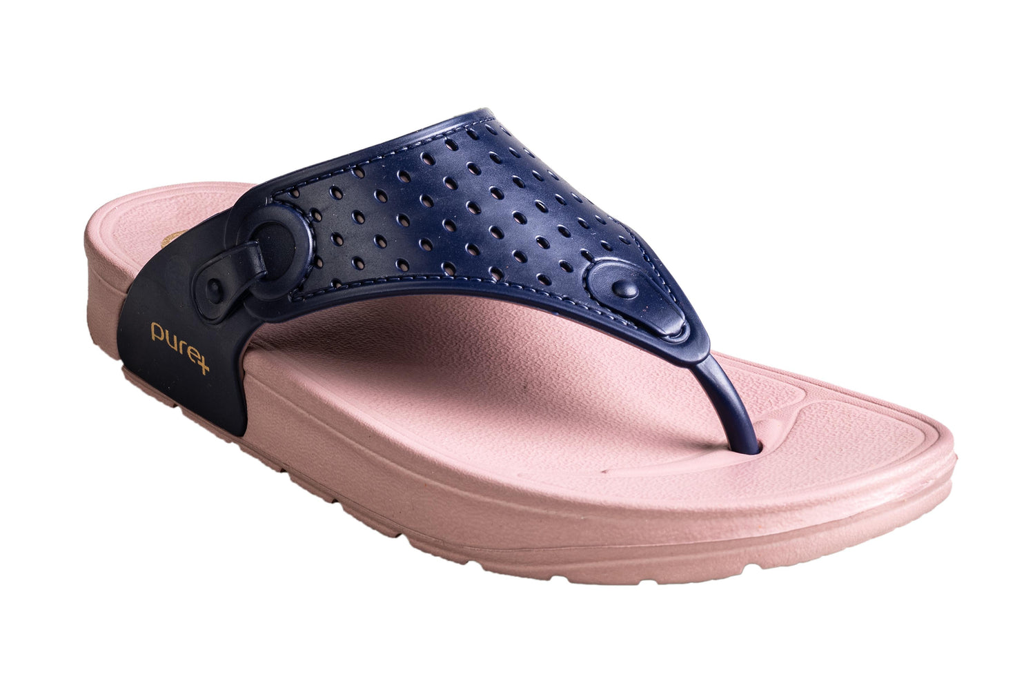 Welcome Ladies Navy / Peach Chappal EVA