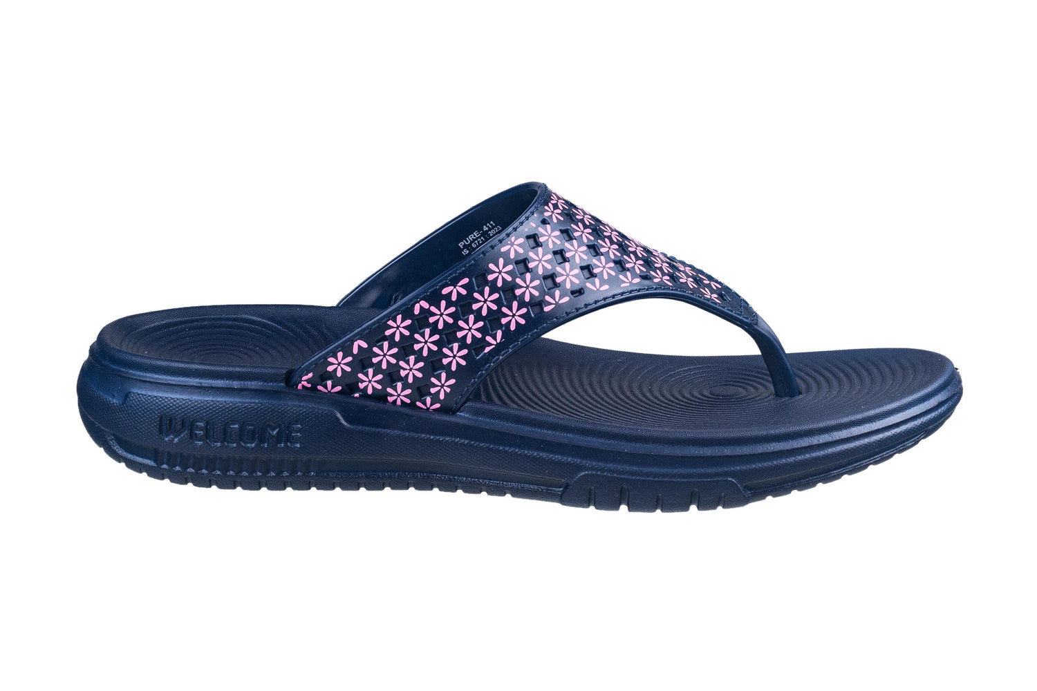 Welcome Ladies Navy Chappal EVA