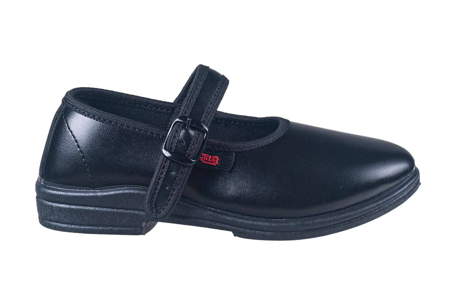 Titas Girls Black School Shoe (4 Years to 9 Years Girls)