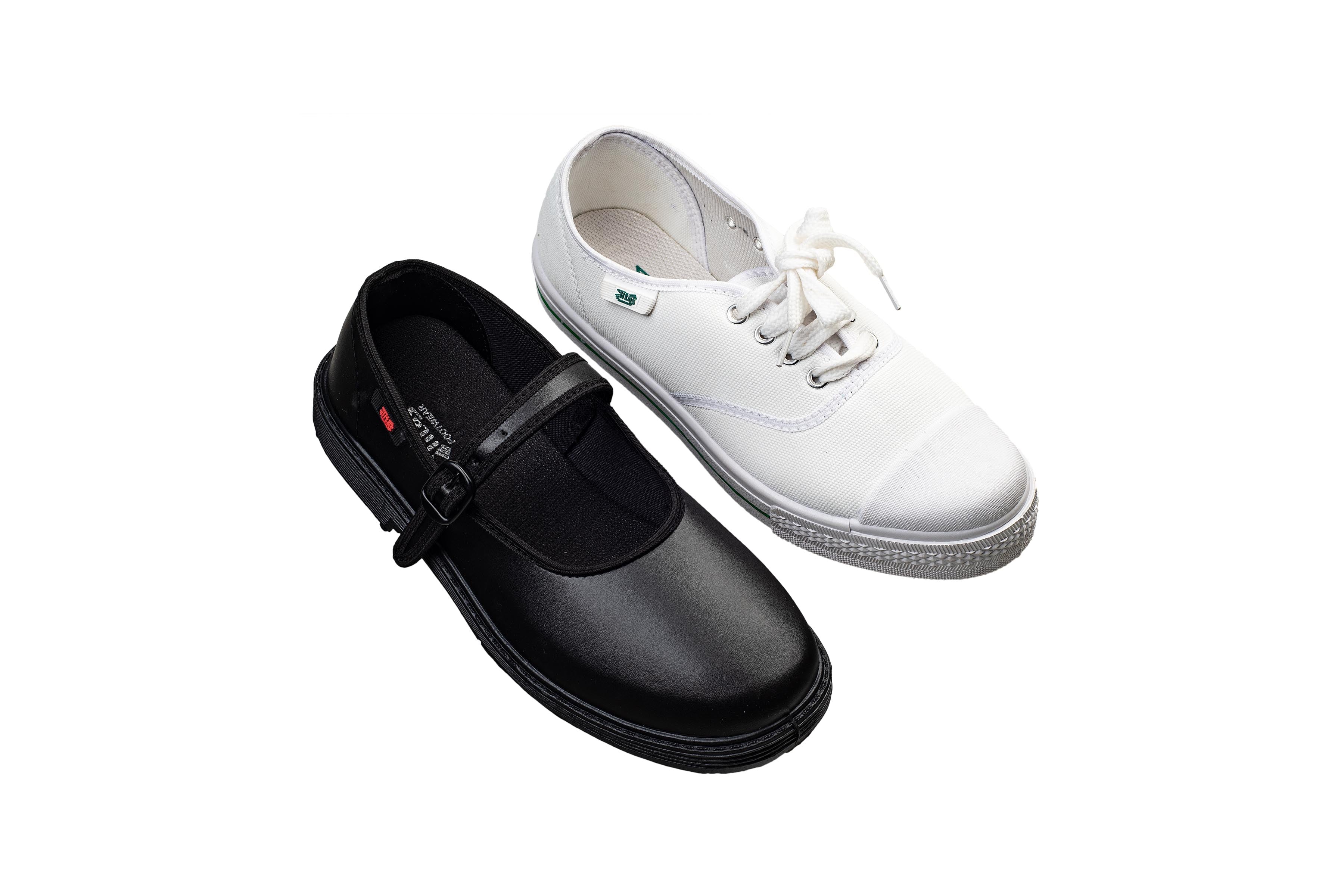 Black and white shoes for girls on sale