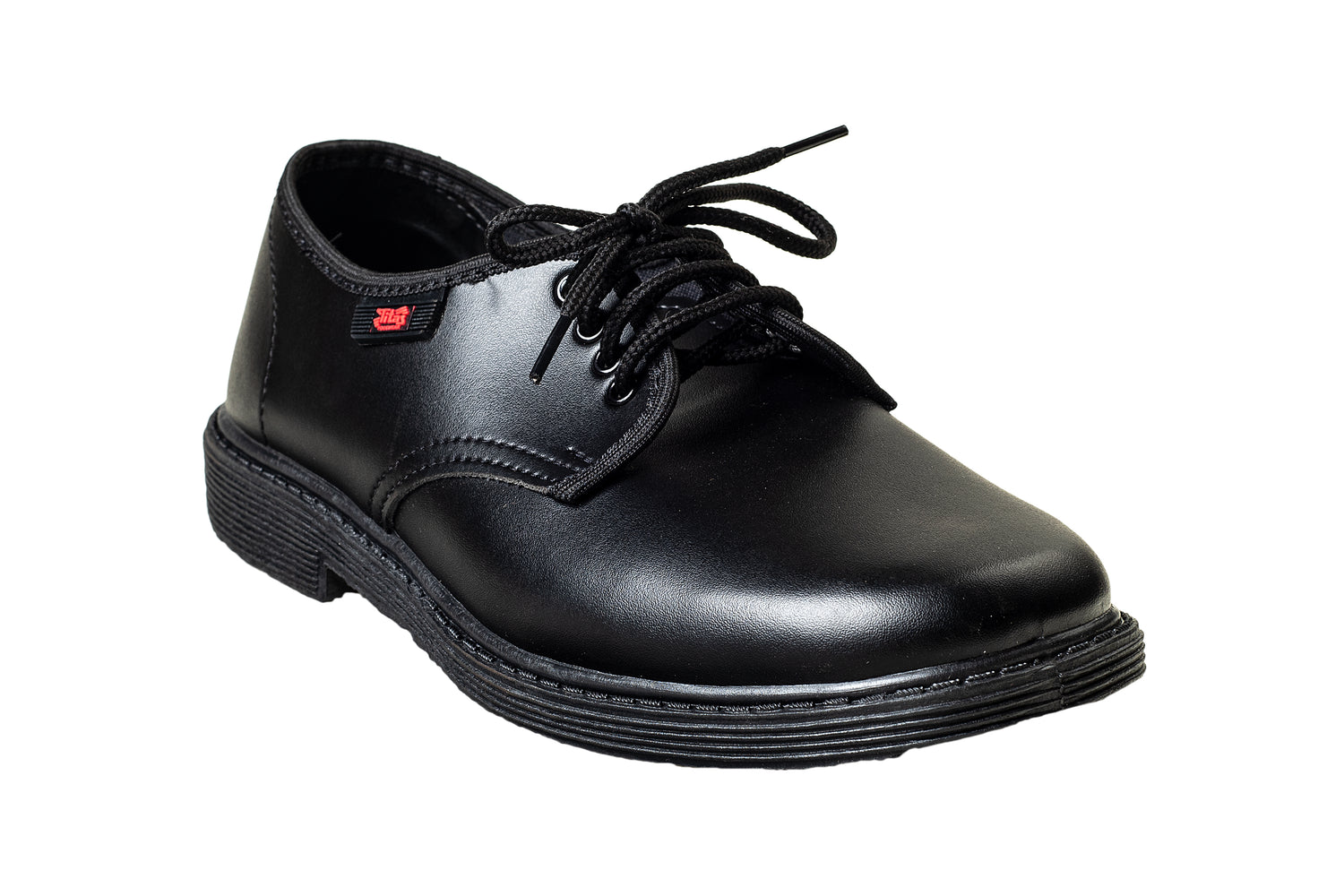 Titas Boys Black School Shoe
