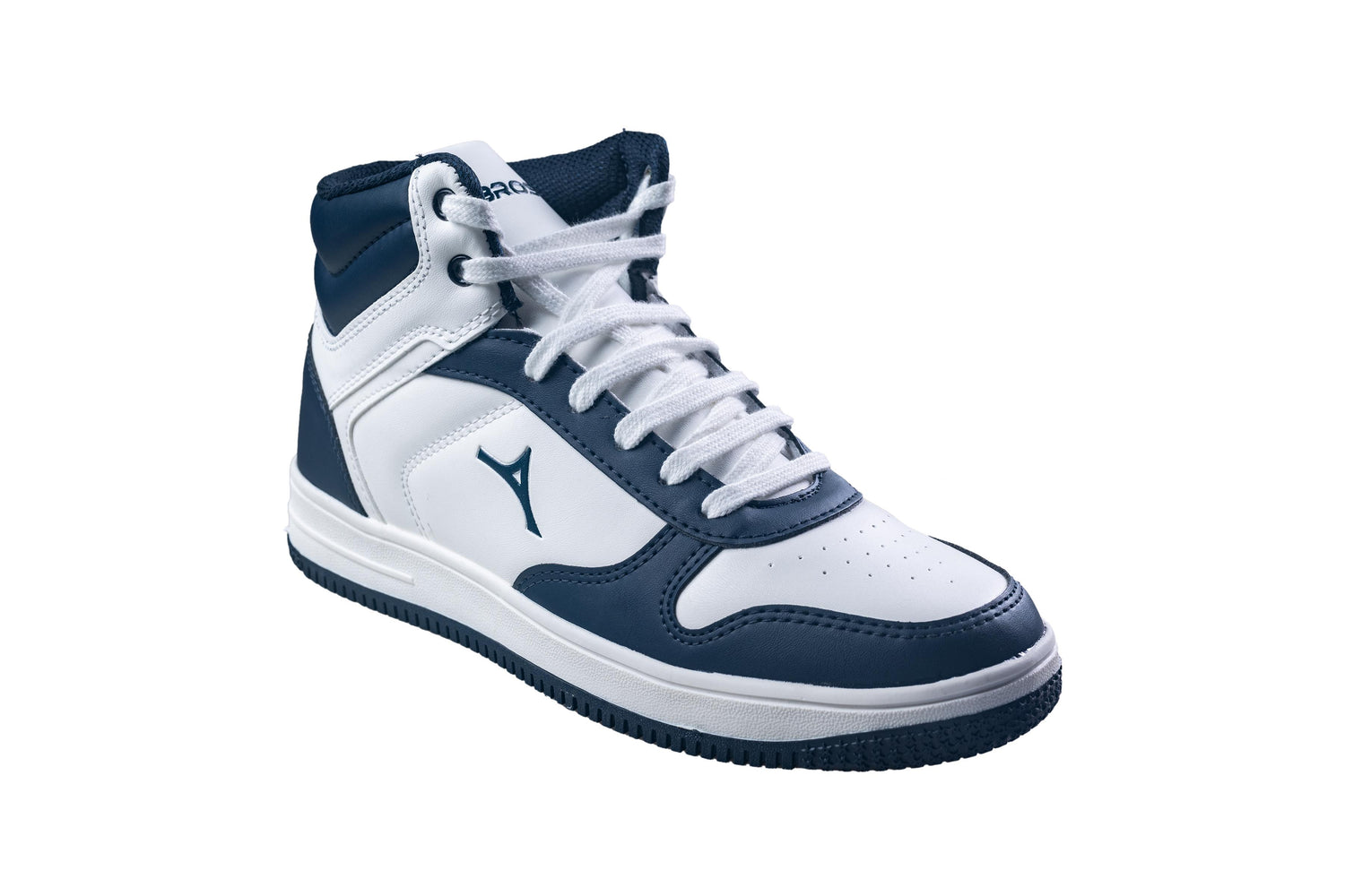 Abros Gents White / Navy Sports Shoe