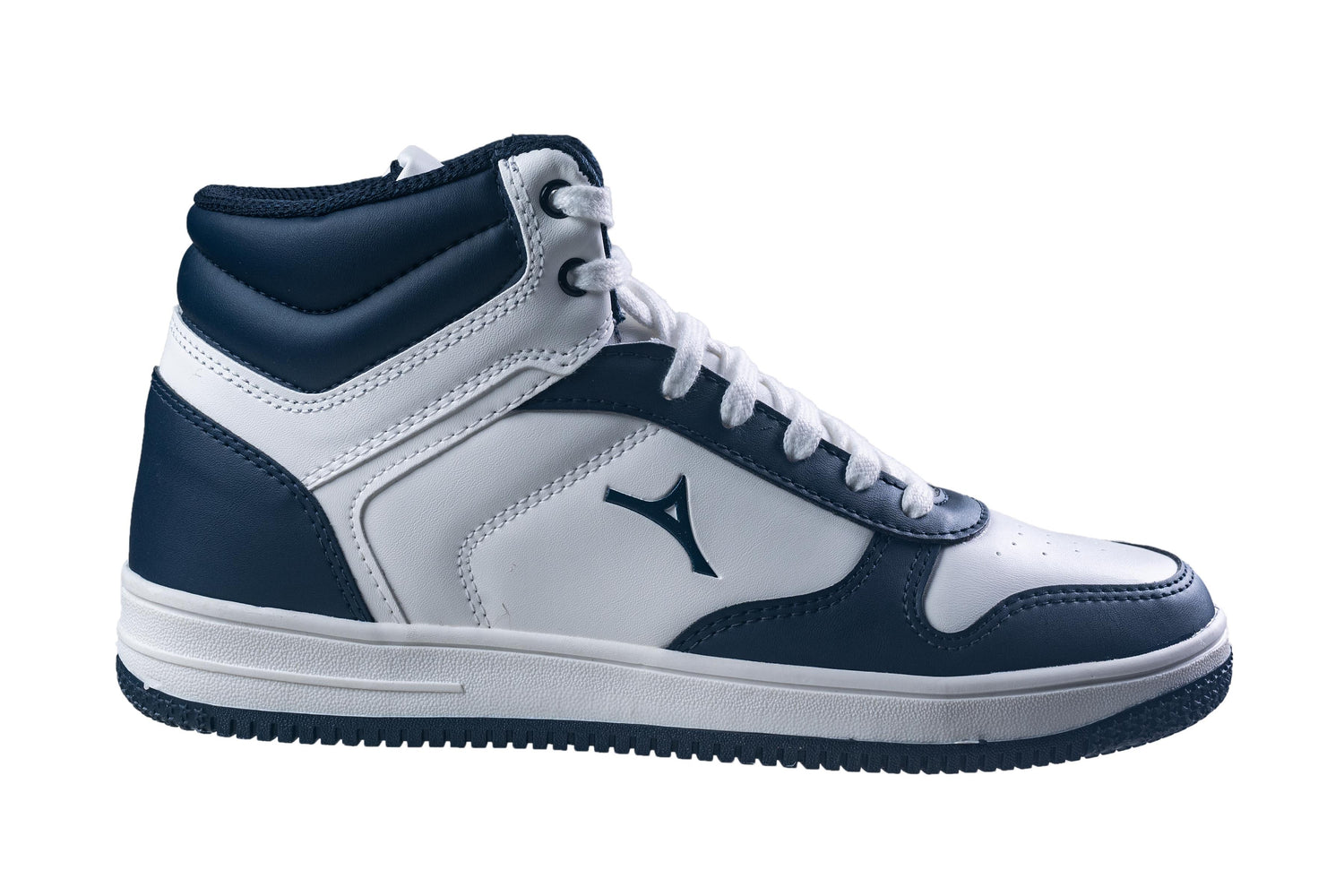 Abros Gents White / Navy Sports Shoe