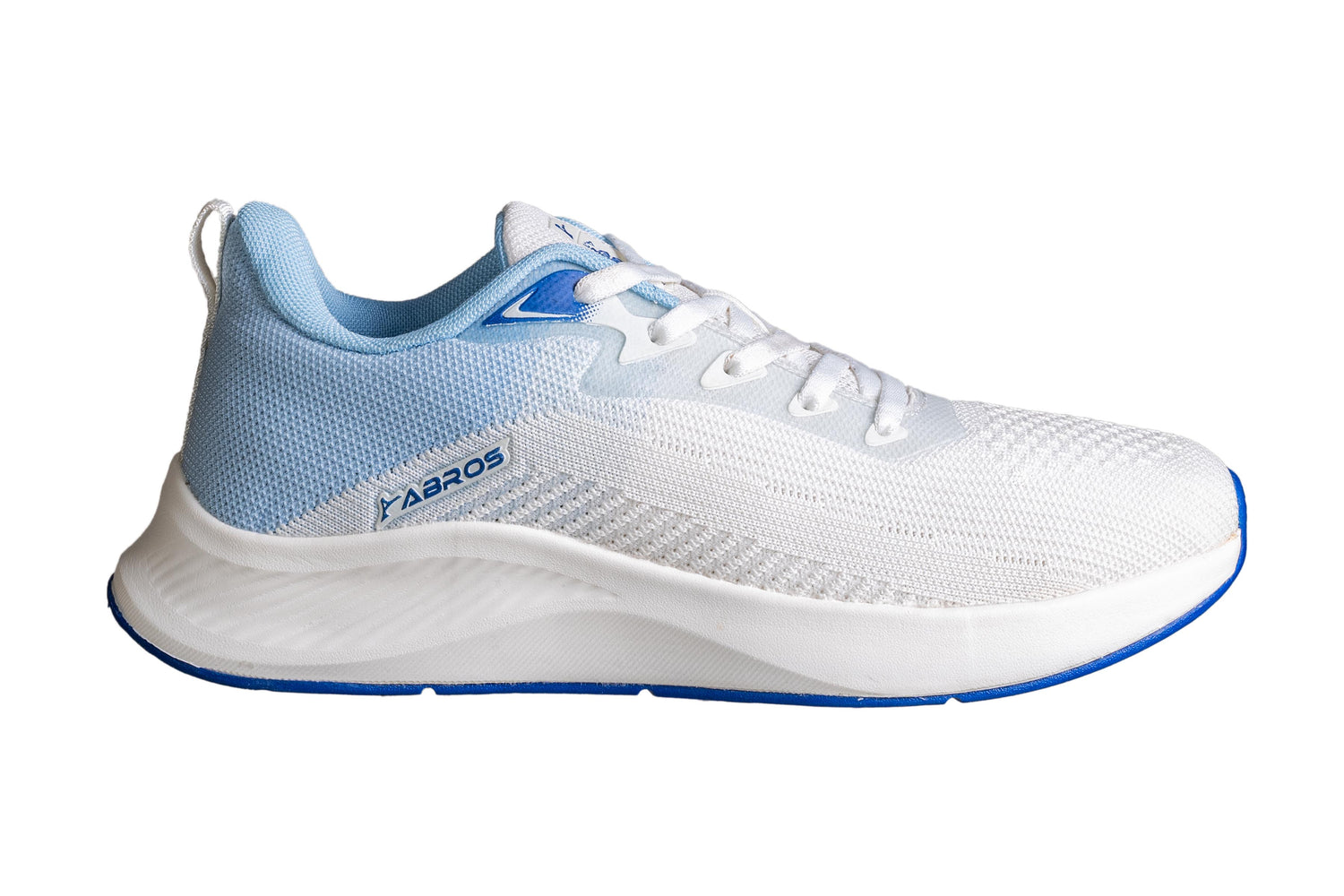 Abros Gents Off White / Ice Blue Sports Shoe