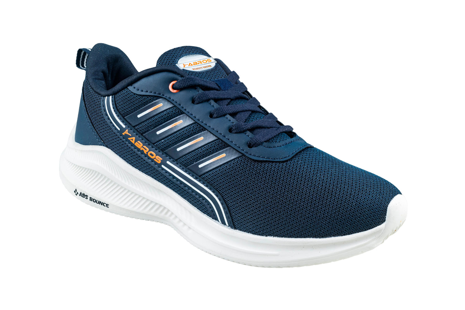 Abros Gents Navy / Orange Sports Shoe