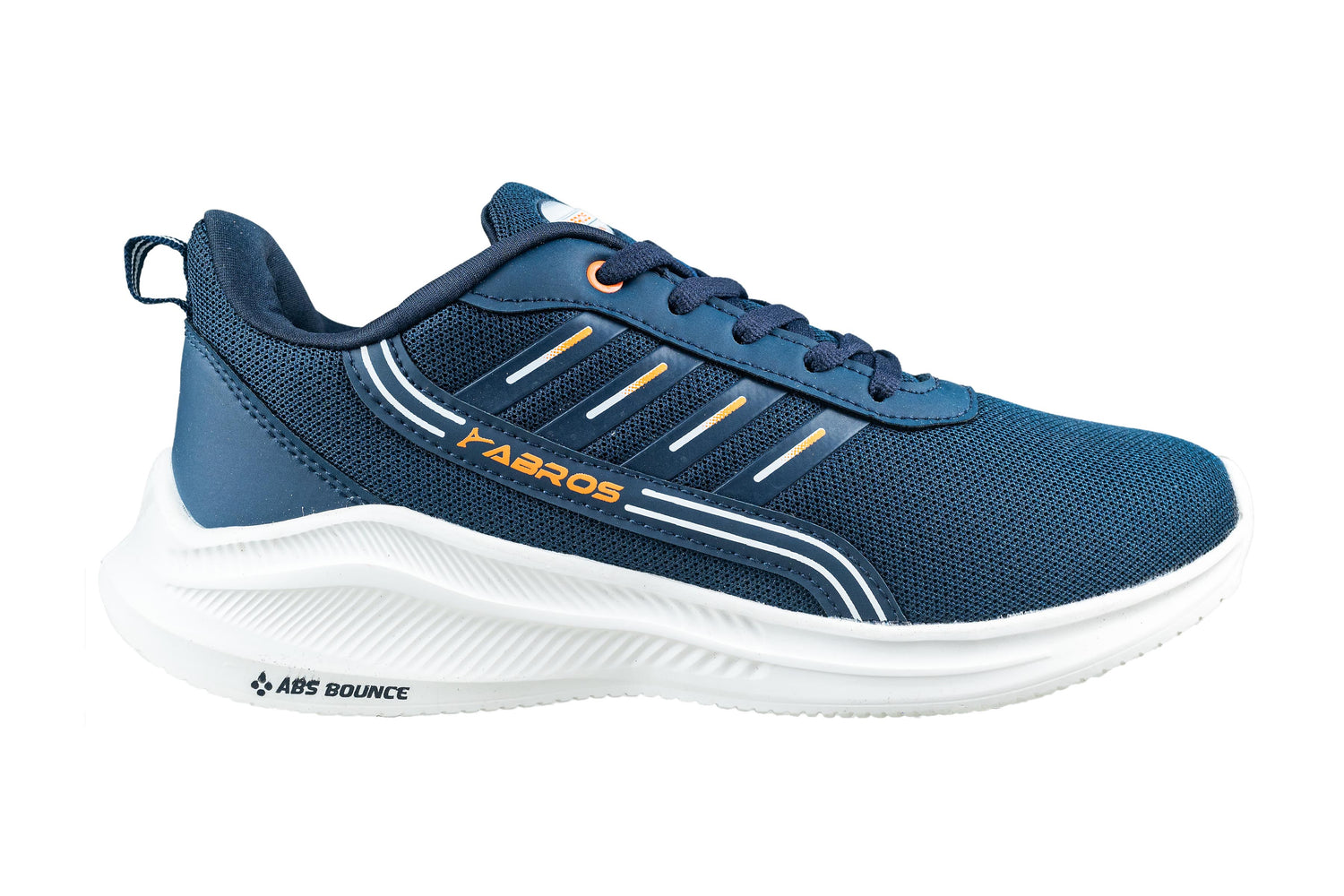 Abros Gents Navy / Orange Sports Shoe