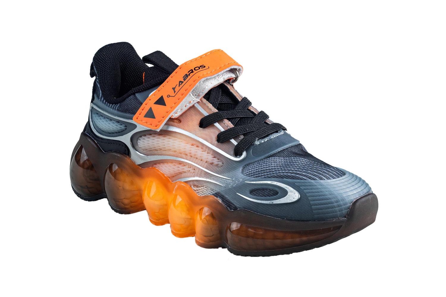 Abros Children Black / Orange Sports Shoe