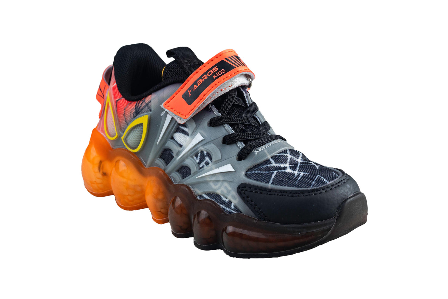 Abros Children Black / Orange Sports Shoe