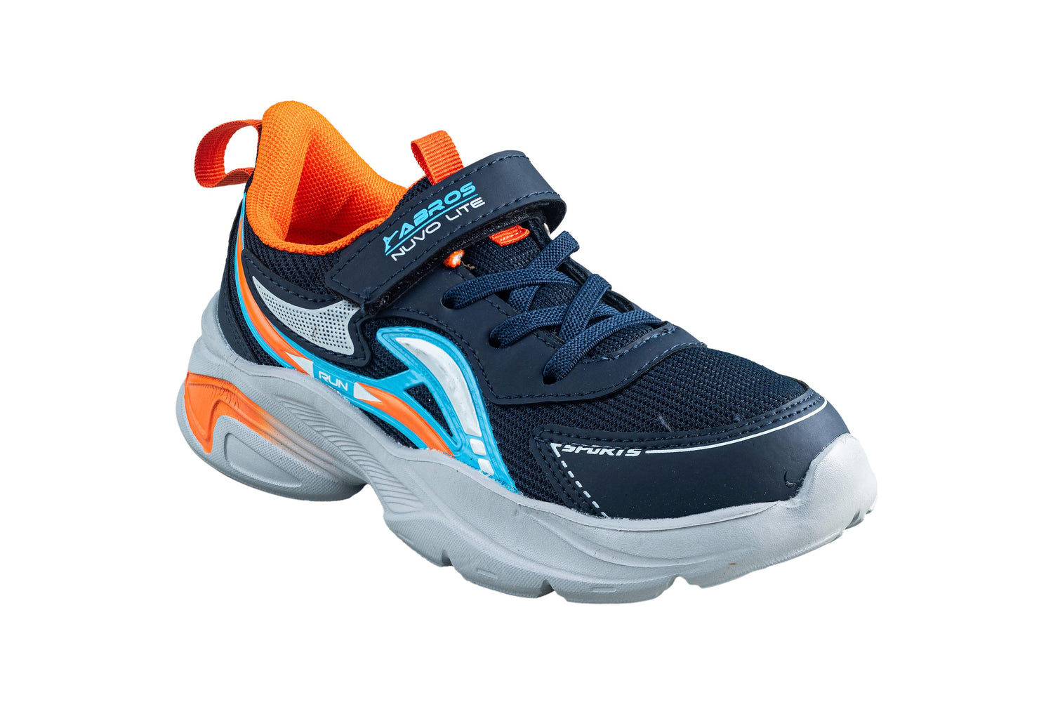 Abros Children Navy / Orange Sports Shoe