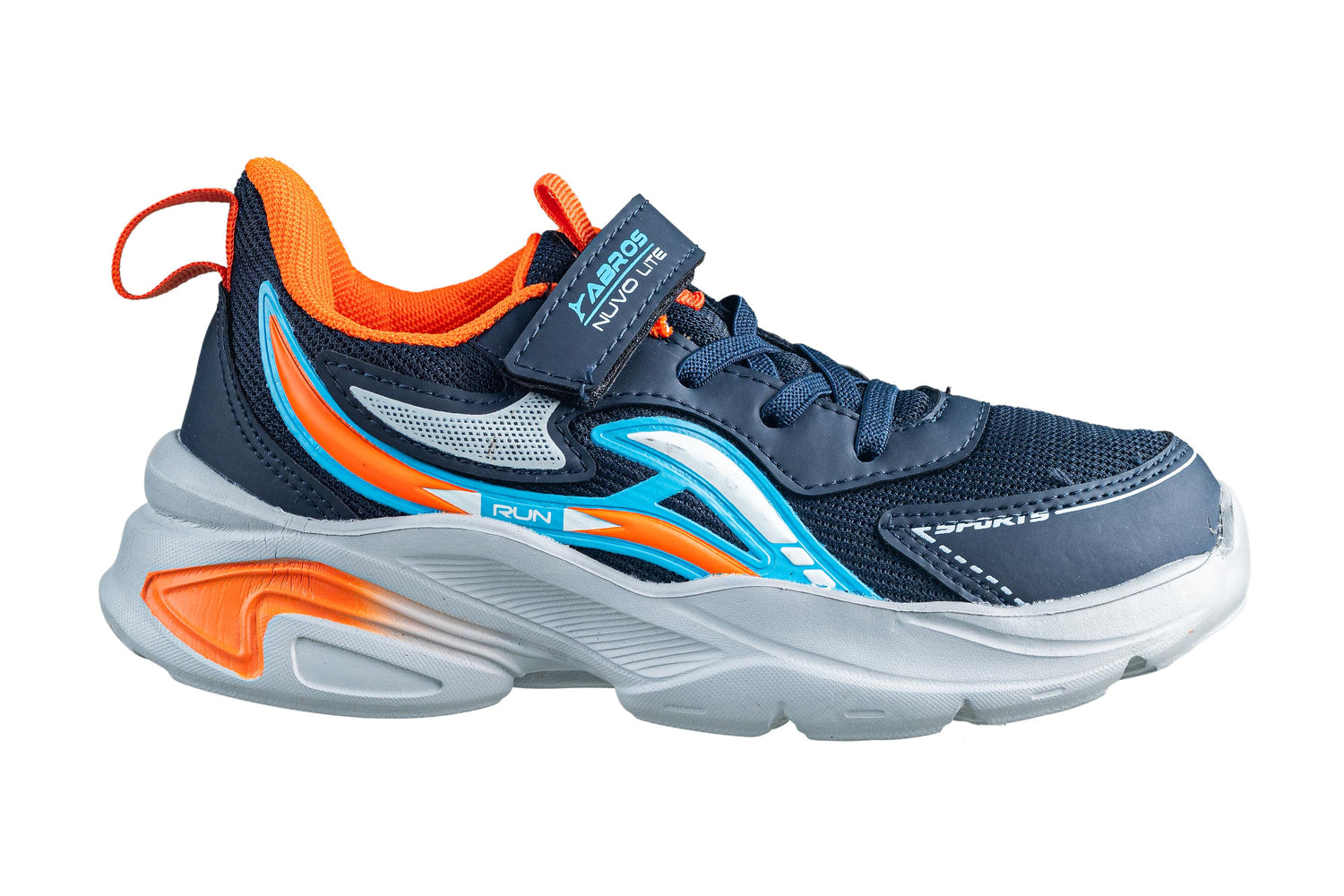 Abros Children Navy / Orange Sports Shoe