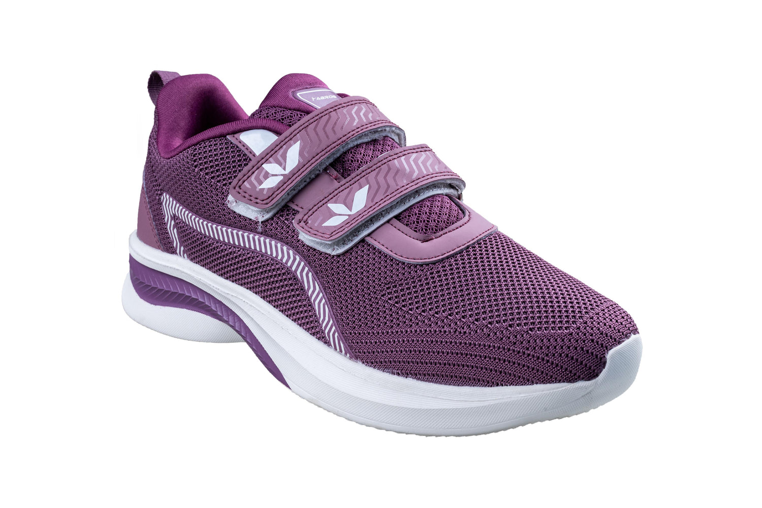 Abros Ladies Mauve / White Sports Shoe