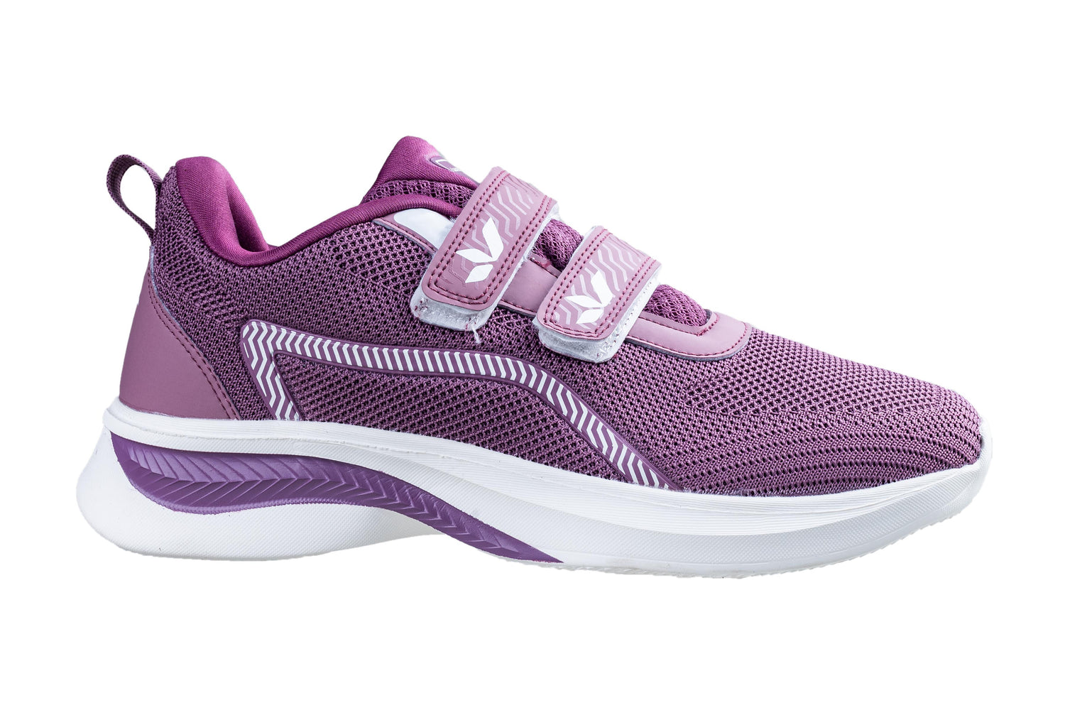 Abros Ladies Mauve / White Sports Shoe