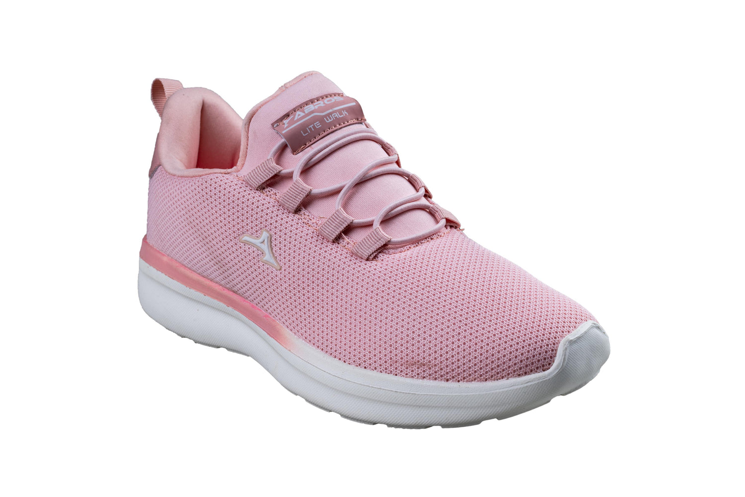 Abros Ladies Peach / White Sports Shoe