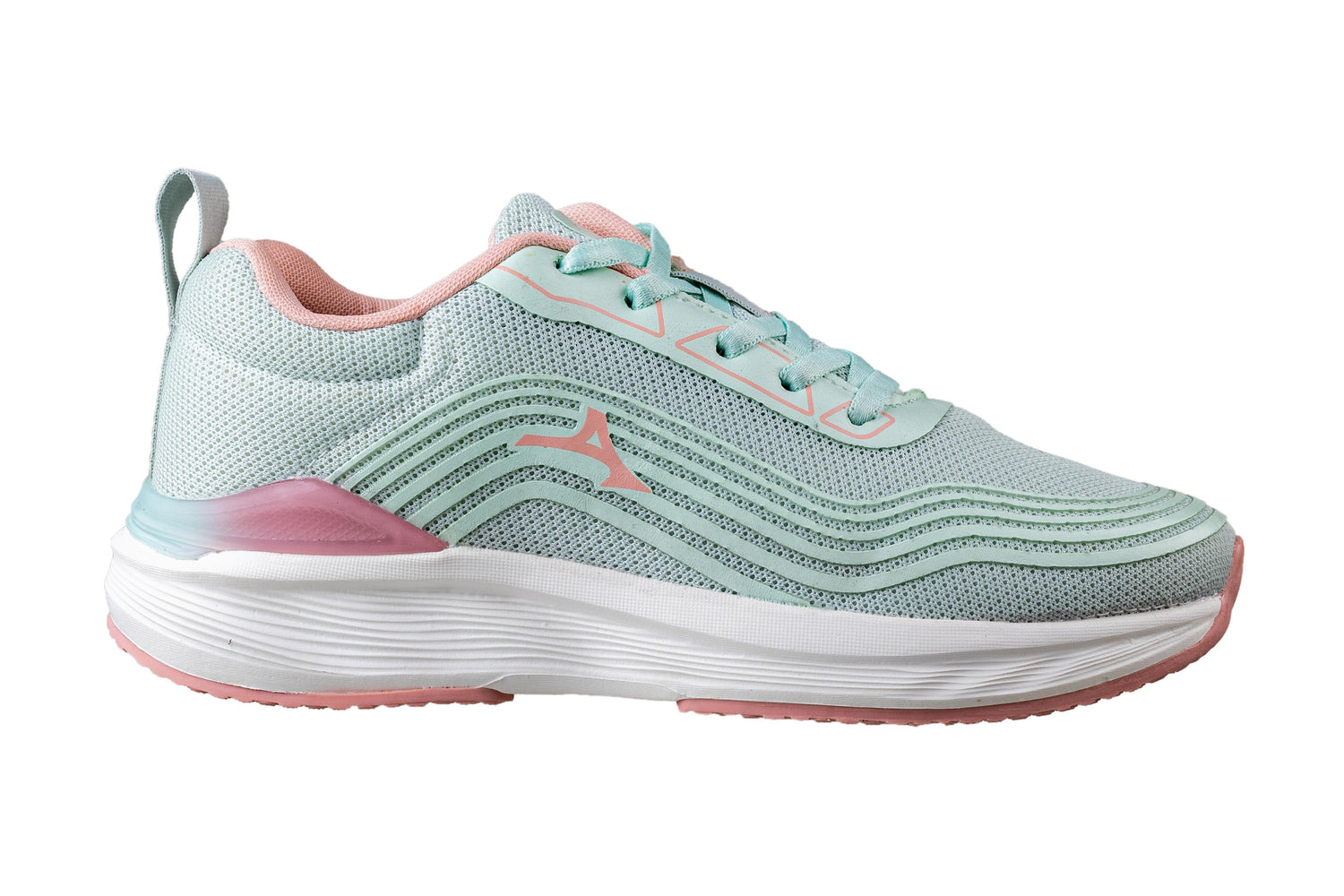 Abros Ladies Ice Green / Peach Sports Shoe