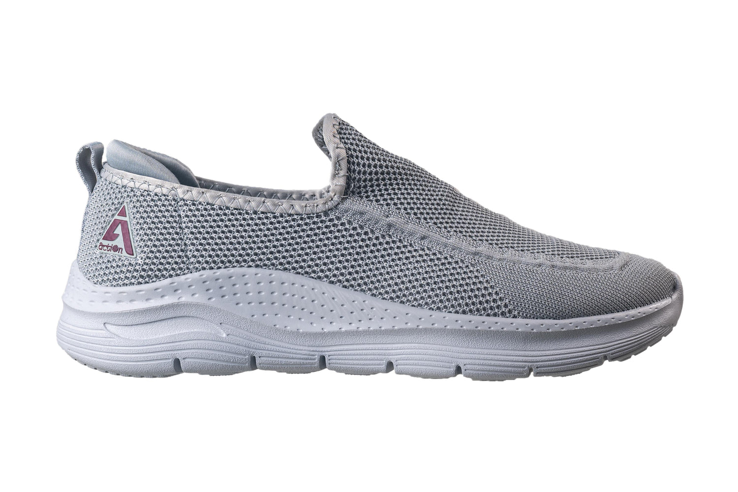 Action Gents Light Grey Sports Shoe