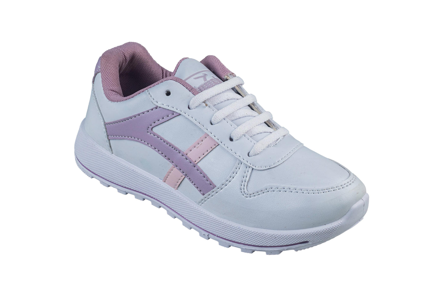 Lakhani Ladies White / Velvet Sports Shoe