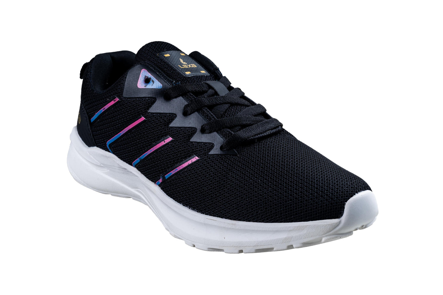 Lexa Ladies Black Sports Shoe