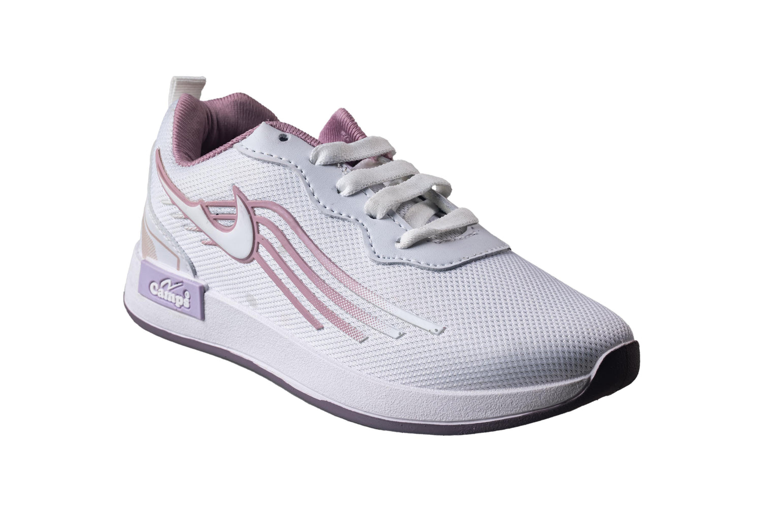 Camps Ladies White / Purple Sports Shoe