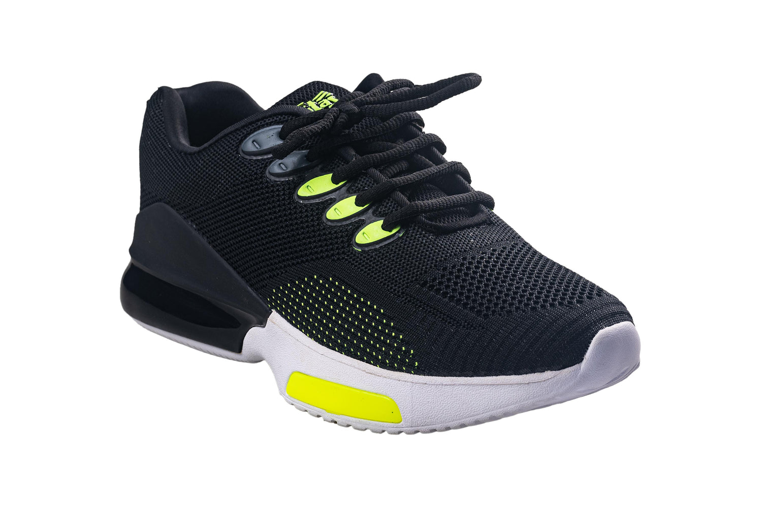 Titas Gents Black / Green Sports Shoe