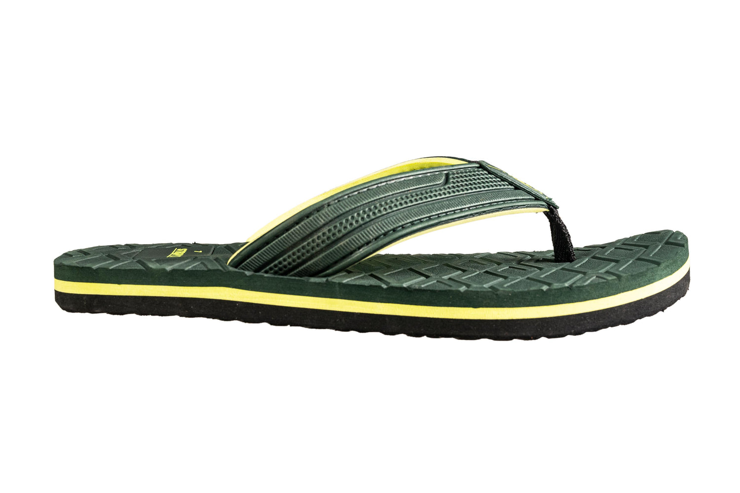 Strap On Gents Olive / Parrot Hawai Chappal