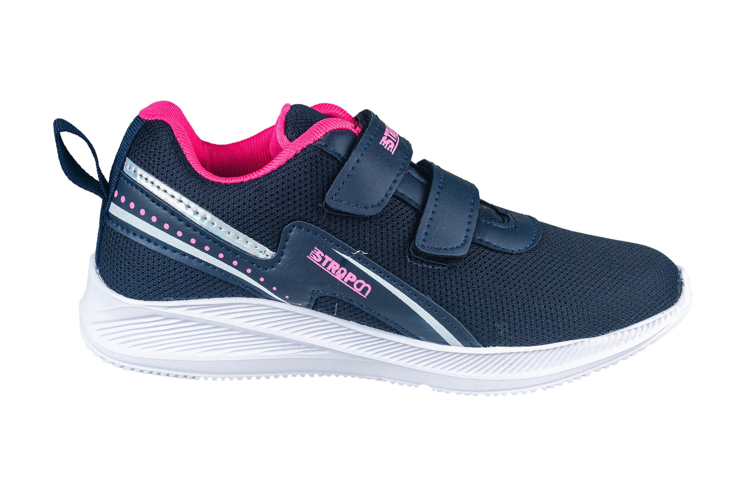 Strap On Ladies N. Blue / Pink Sports Shoe