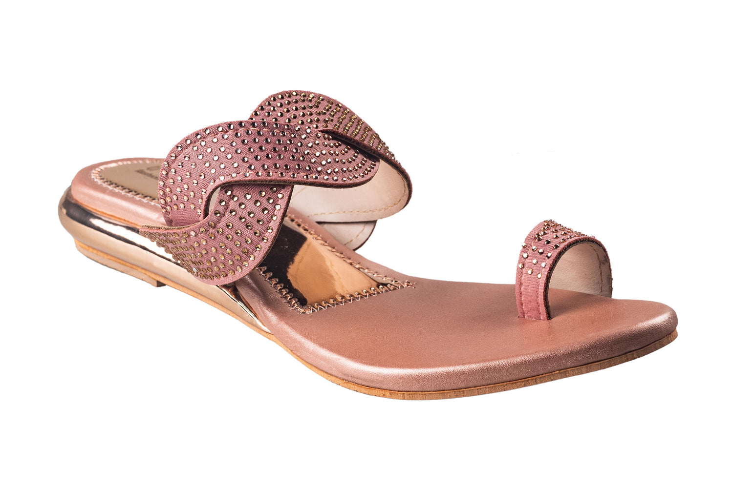 Trendz Ladies Rose Gold Chappal