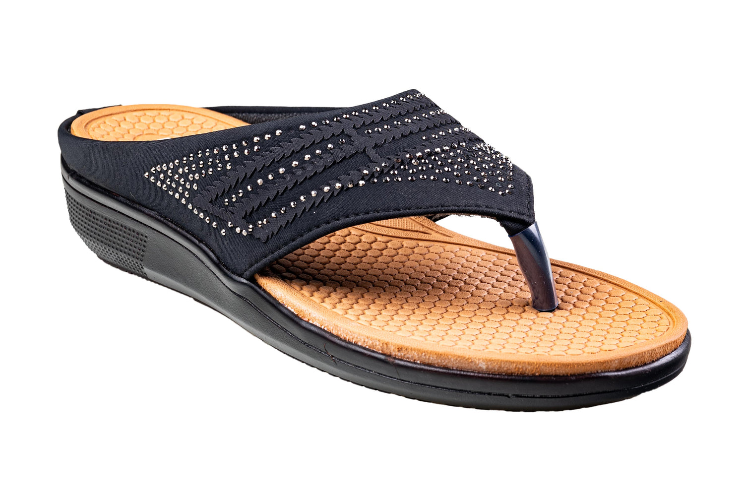 Trendz Ladies Black Chappal