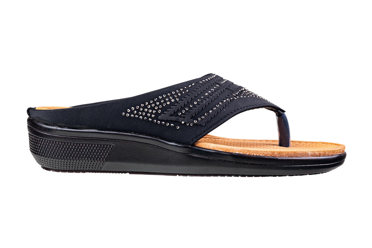 Trendz Ladies Black Chappal