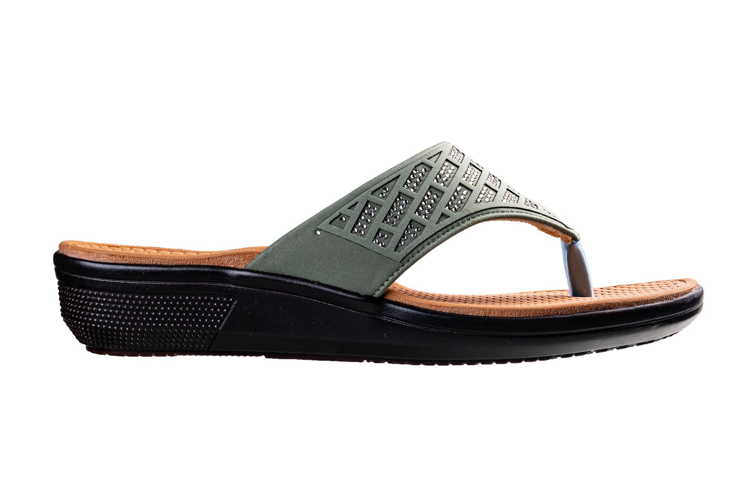 Trendz Ladies Olive Chappal