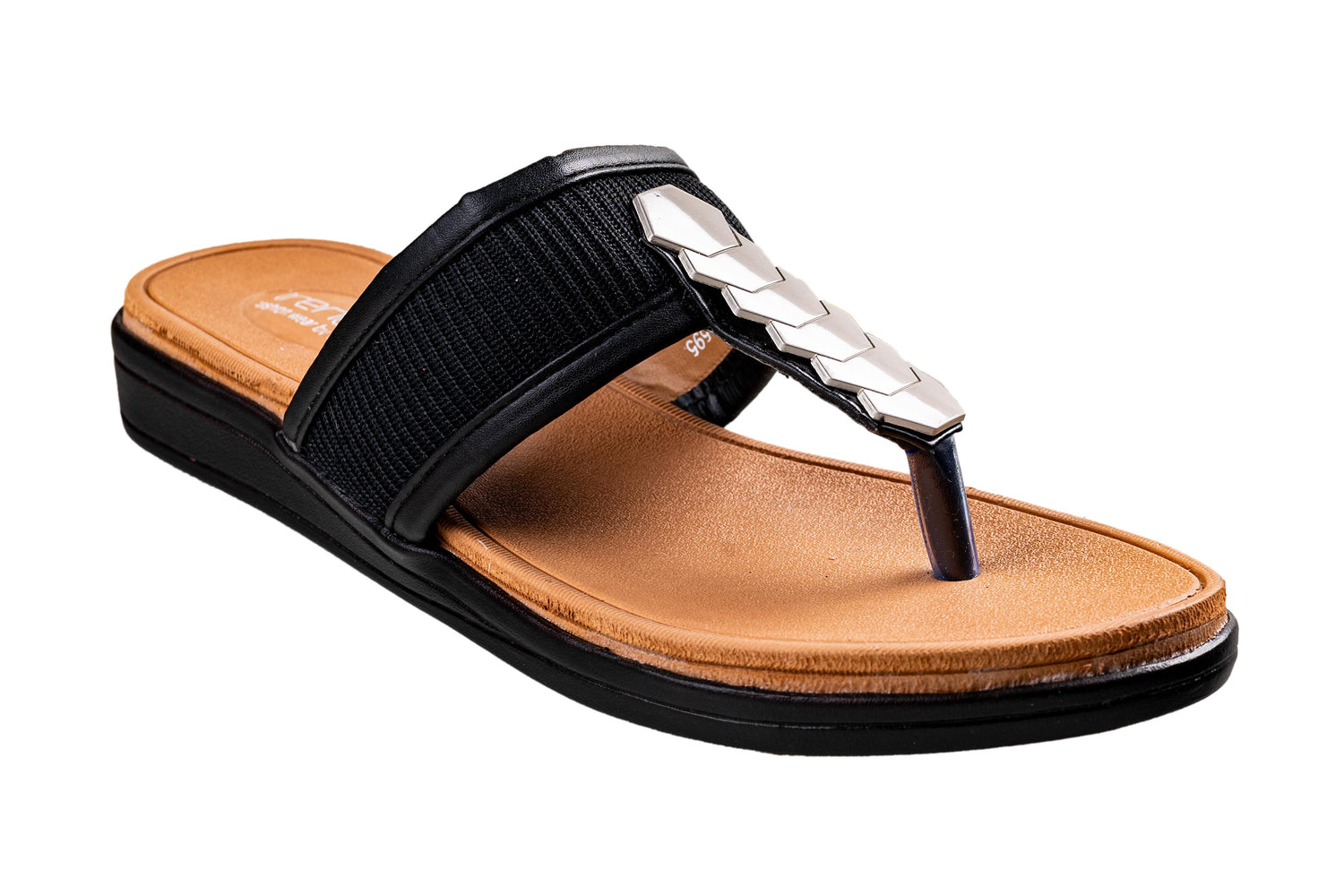 Trendz Ladies Black Chappal