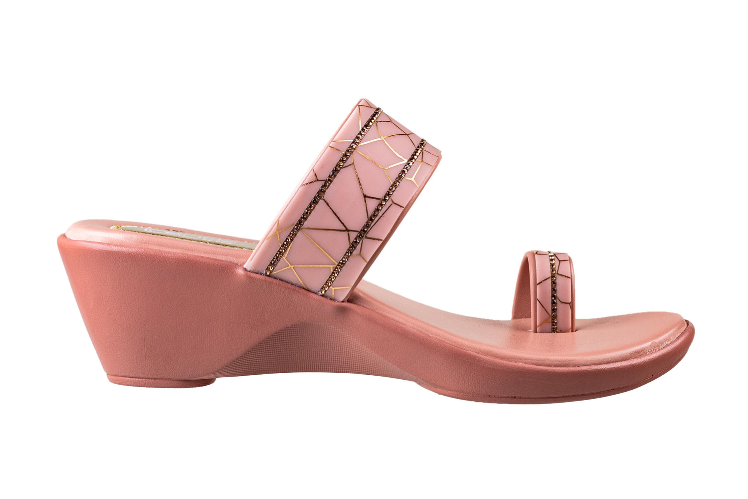 Trendz Ladies Peach Chappal