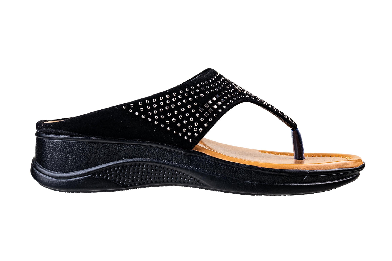 Trendz Ladies Black Chappal