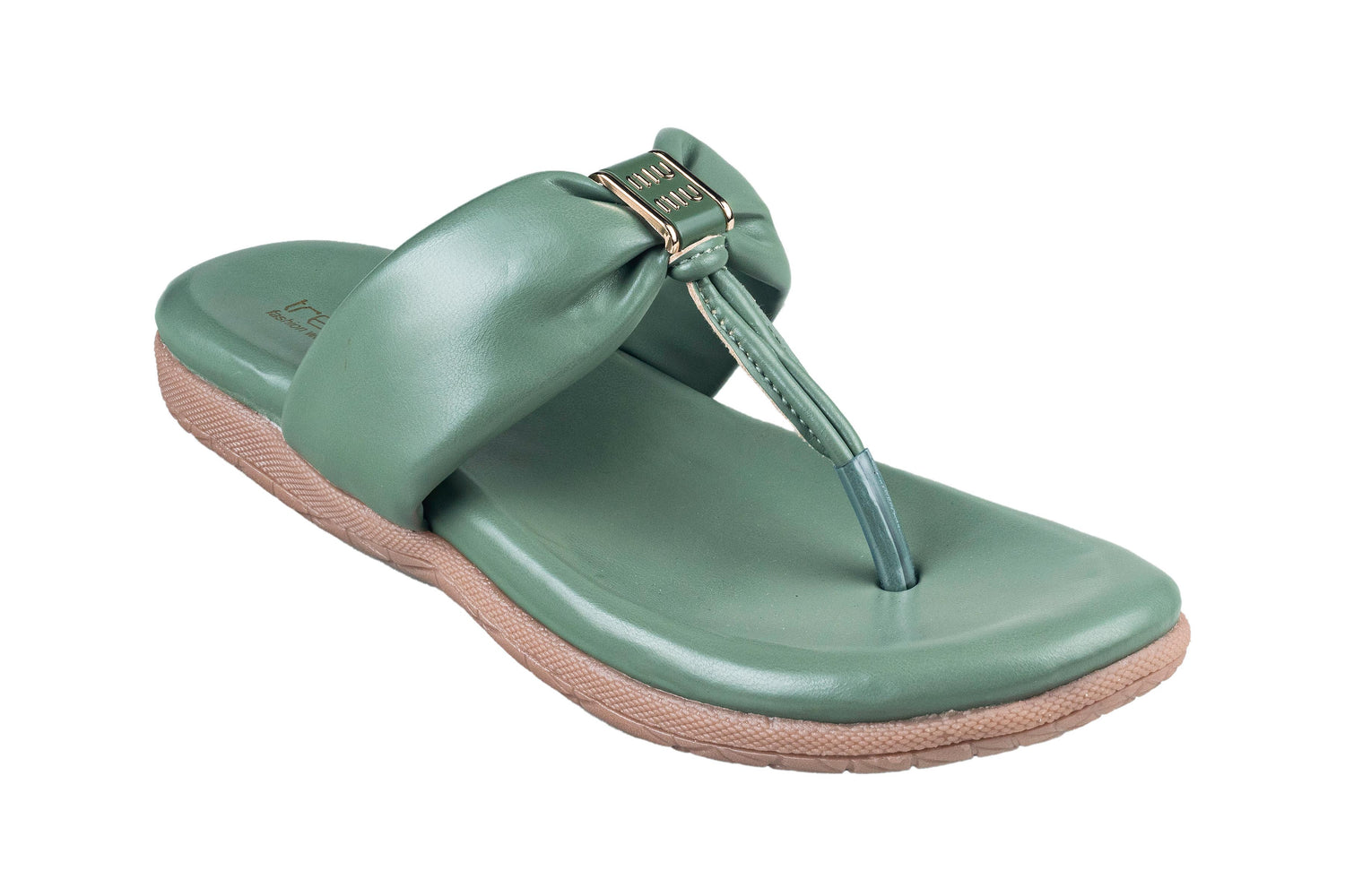 Trendz Ladies Olive Chappal