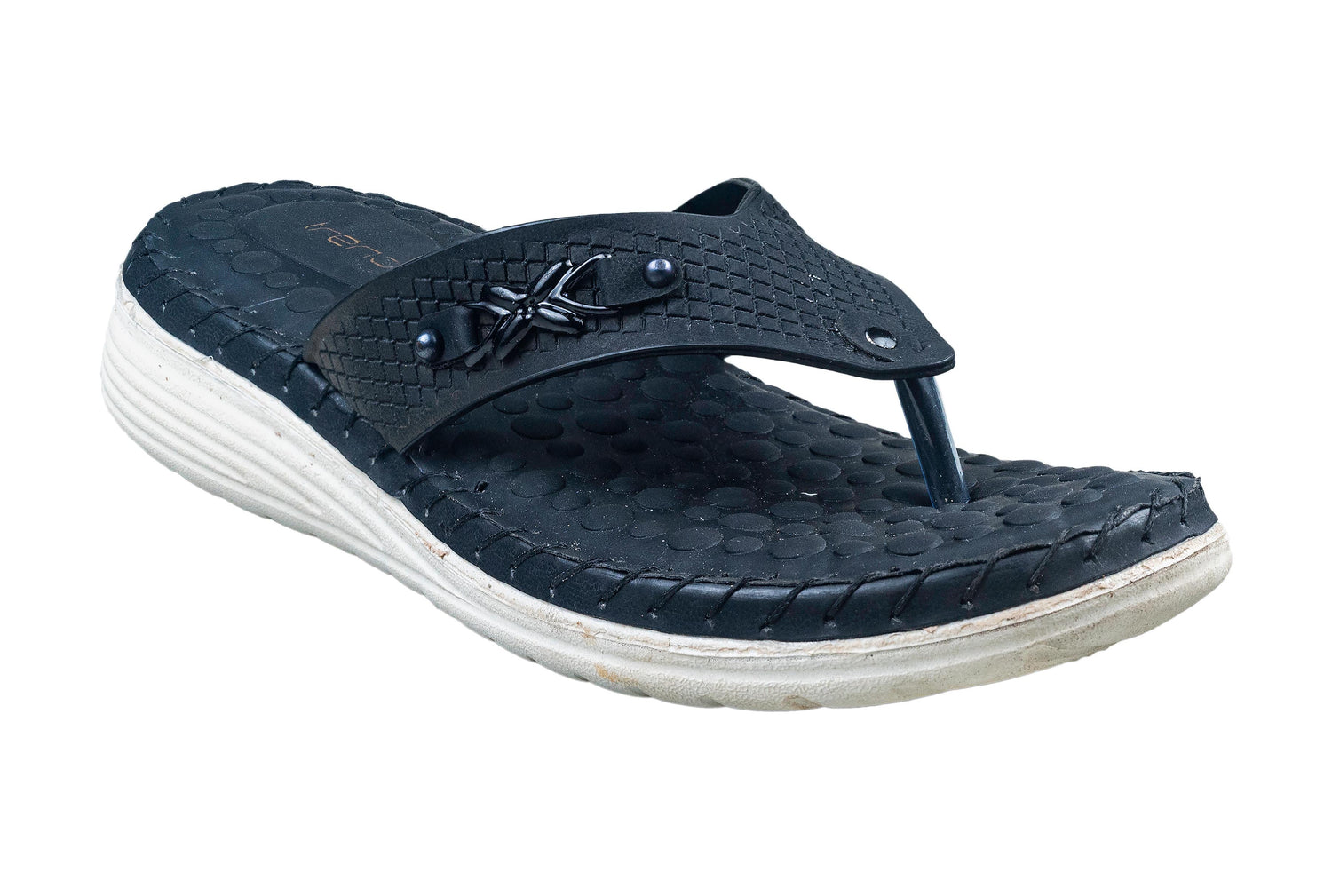 Trendz Ladies Black Chappal