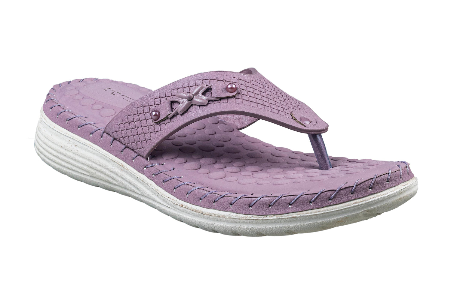 Trendz Ladies Peach Chappal