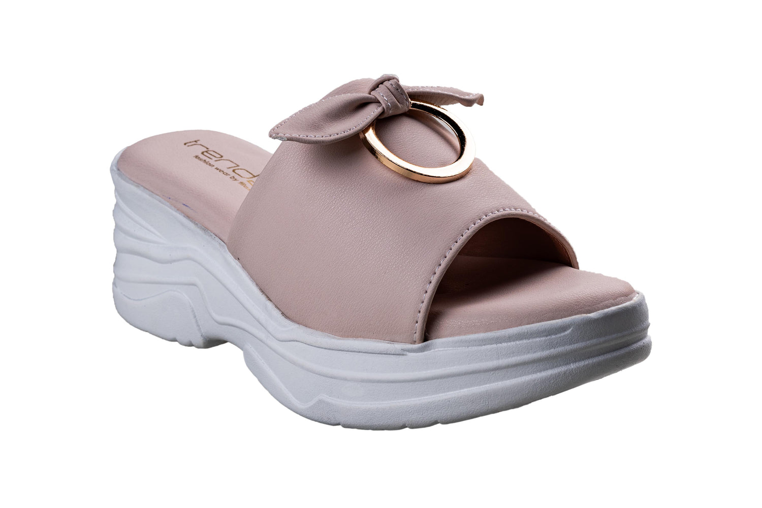 Trendz Ladies Cream Chappal