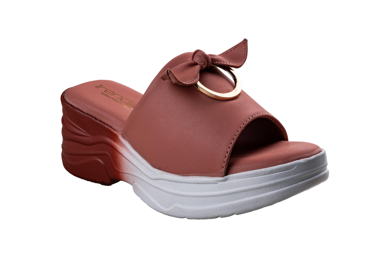 Trendz Ladies Peach Chappal